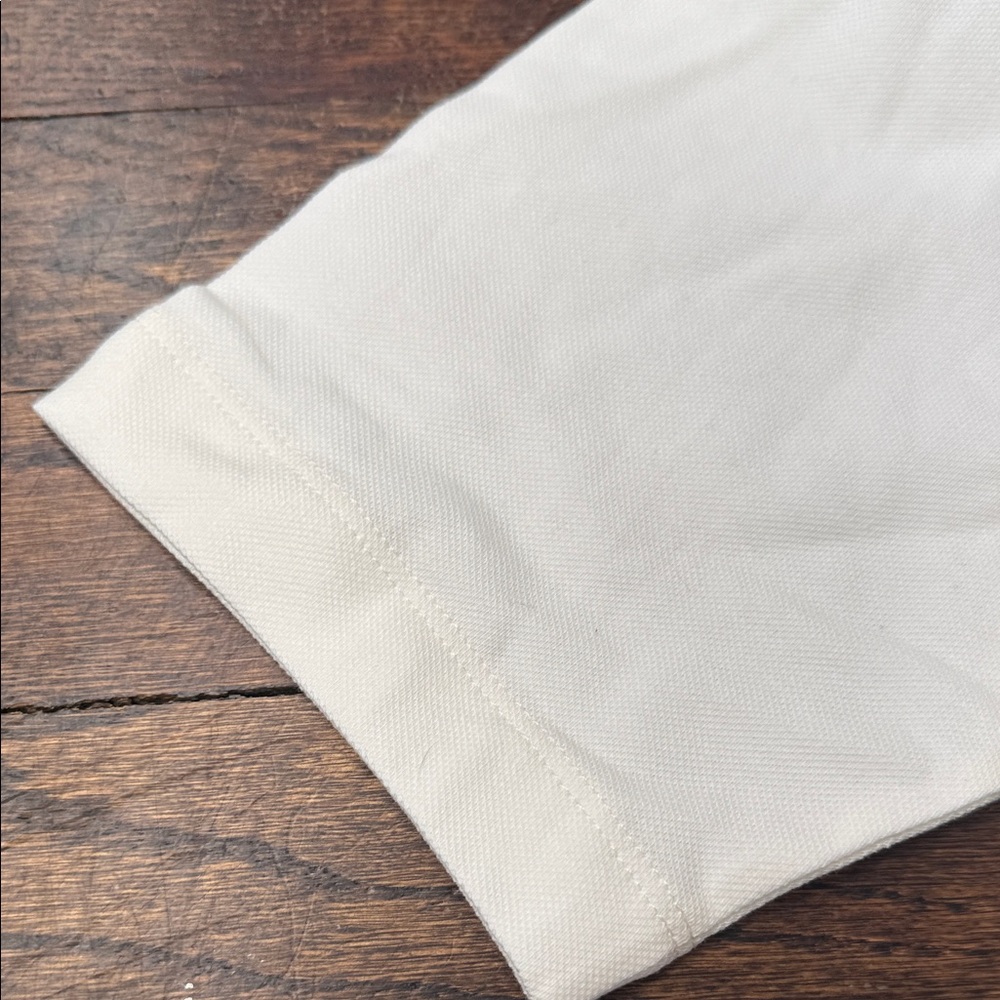 NWT Tommy Hilfiger Women's White Button Down Shirt size small. Color is Ecru - Picture 15 of 15